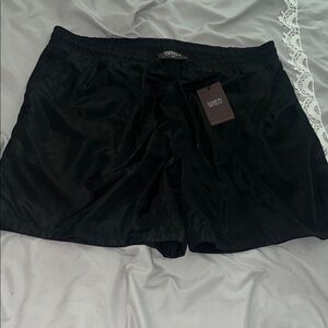 Men's Black Athletic Shorts by